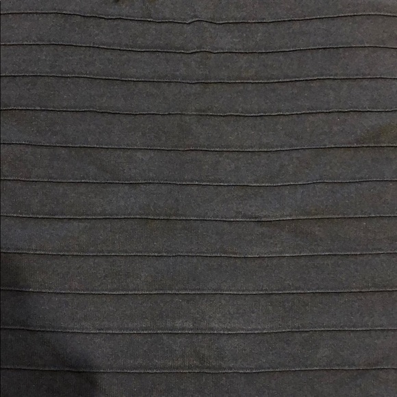 Joseph A. Black Ribbed Dress Top Size XL - Picture 2 of 3